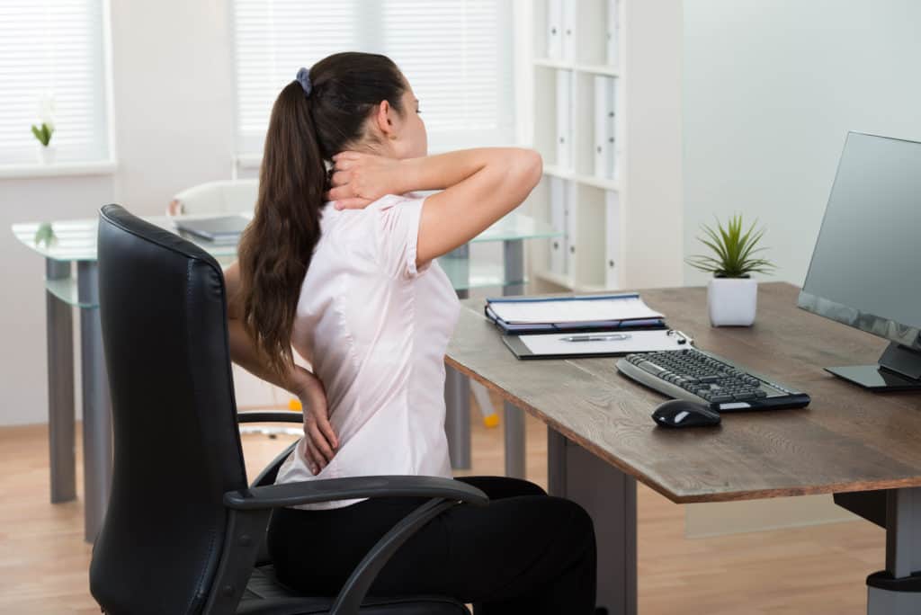 Negative health affects caused by posture
