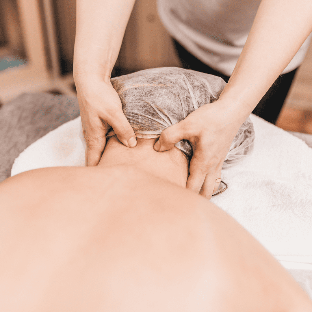 Trigger point massage for headaches